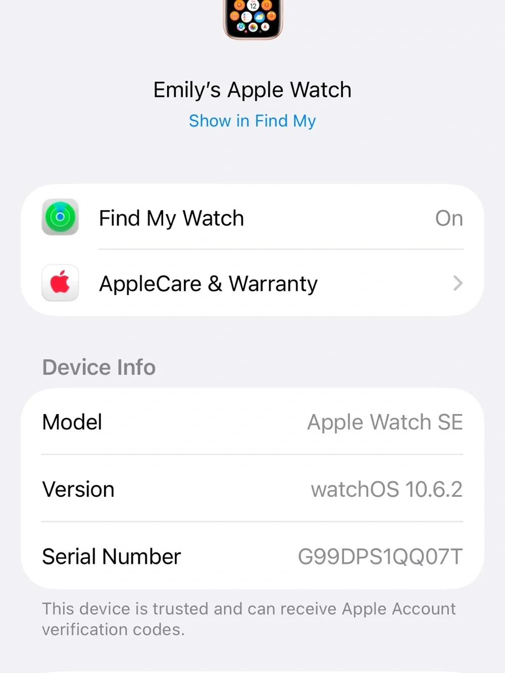 Apple Smartwatch with White, Black, and Mauve Bands
